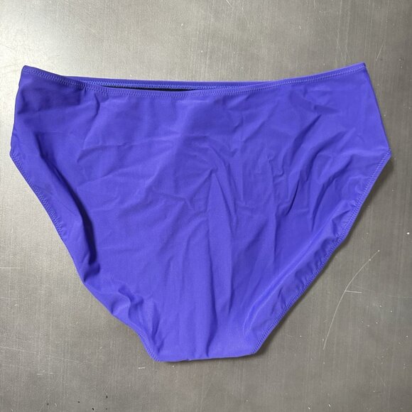 Gottex Swim Halter Bikini 2 Pc Contour Swimsuit Bathing Suit Royal Purple 16 - Picture 5 of 10